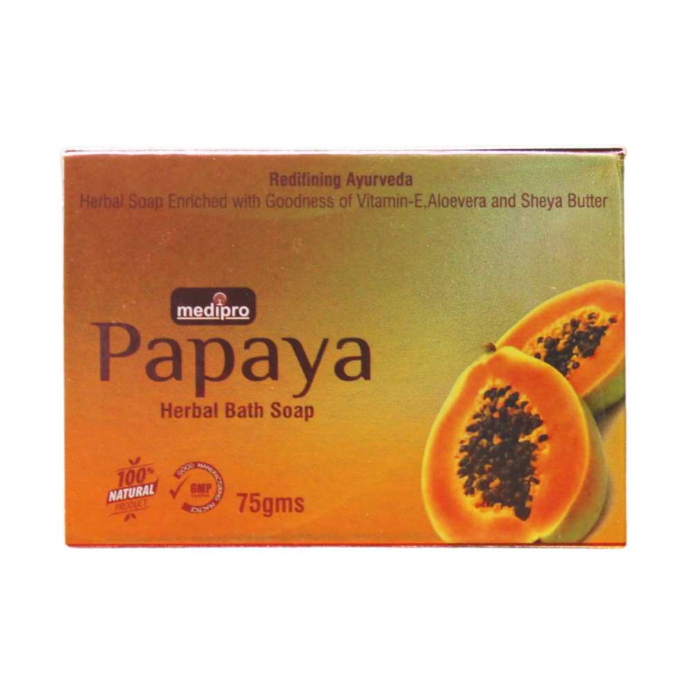Medipro Papaya Herbal Soap 75gm Medipro