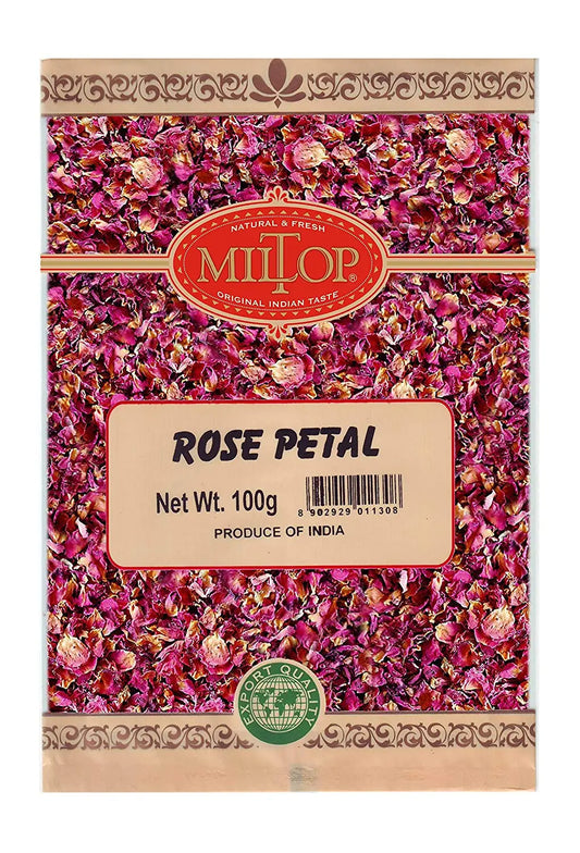 Miltop Edible Dry Rose Petals | GULAB Patti - 100gm