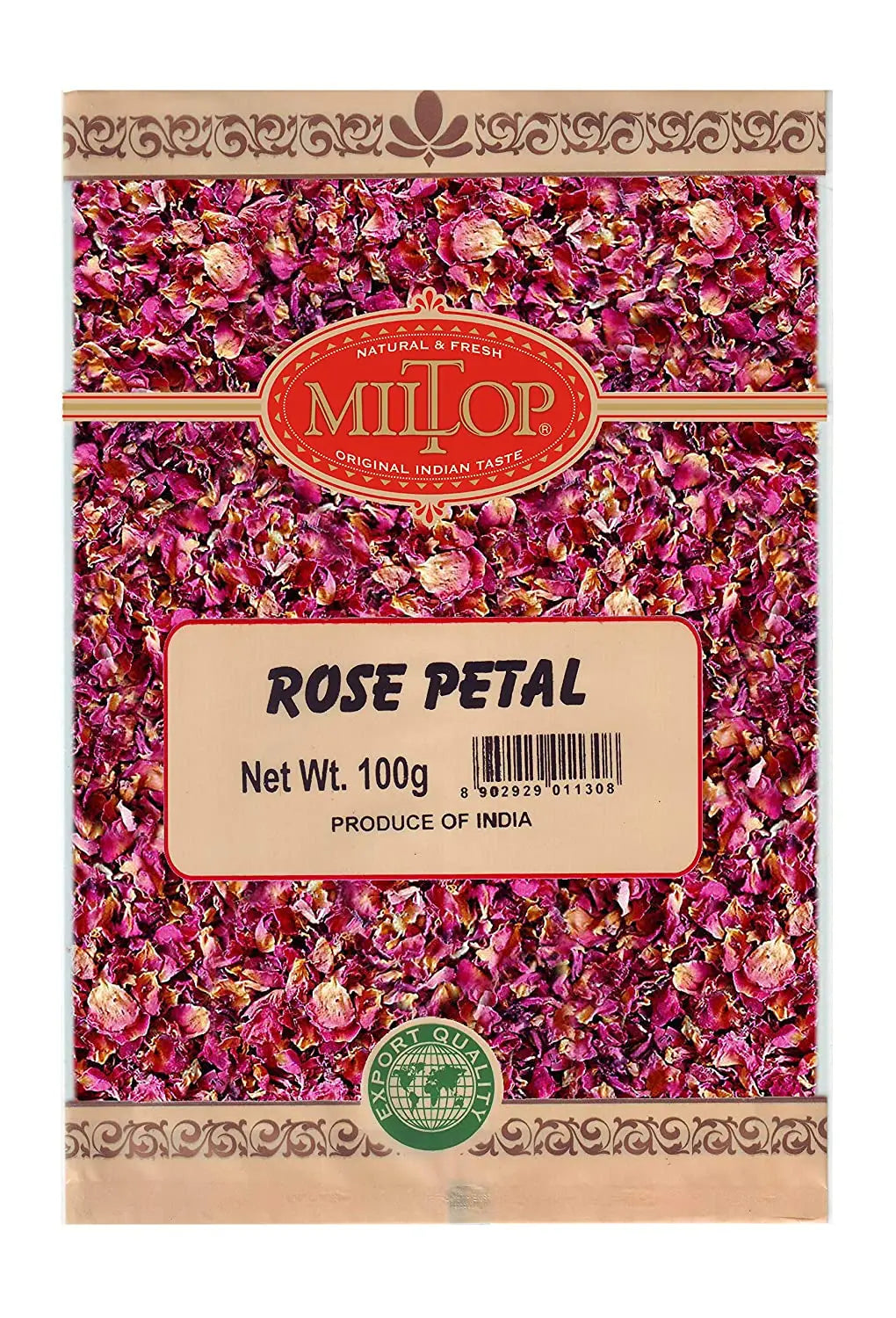 Miltop Edible Dry Rose Petals | GULAB Patti - 100gm Miltop