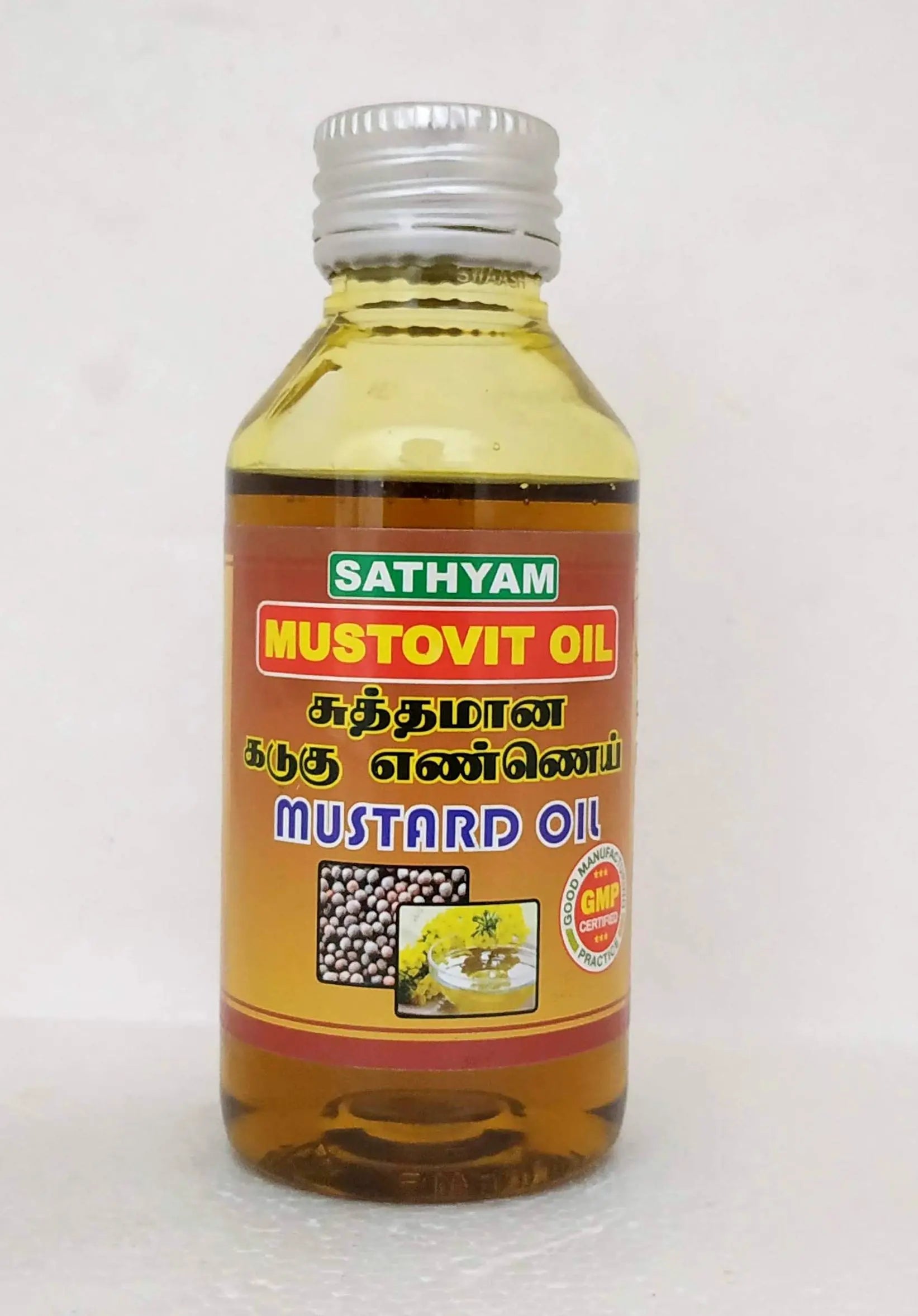 Mustovit mustard oil 100ml Sathyam Herbals
