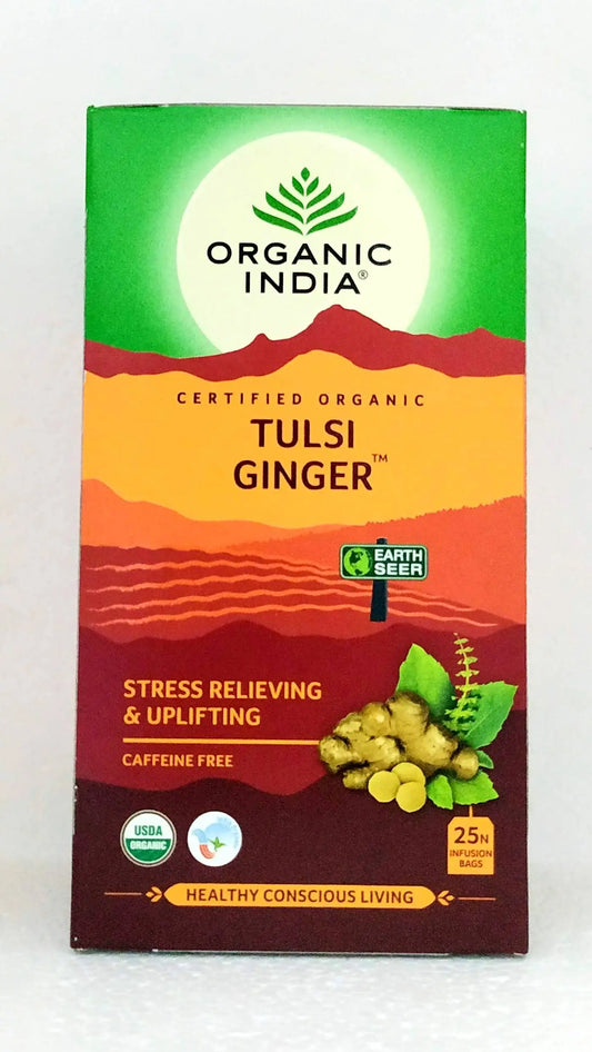 Organic India Tulsi ginger tea - 25Sachets Organic India
