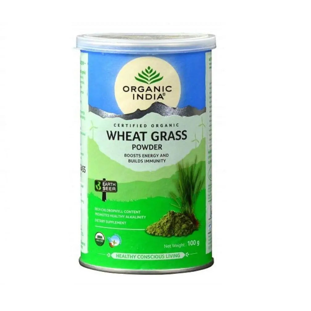 Organic India Wheatgrass Powder 100gm Organic India