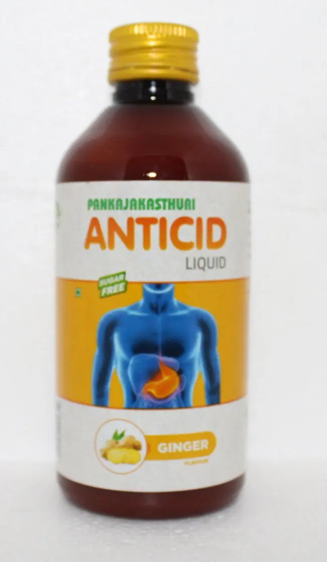 Pankajakasthuri anticid syrup 200ml - Ginger flavour Pankajakasthuri