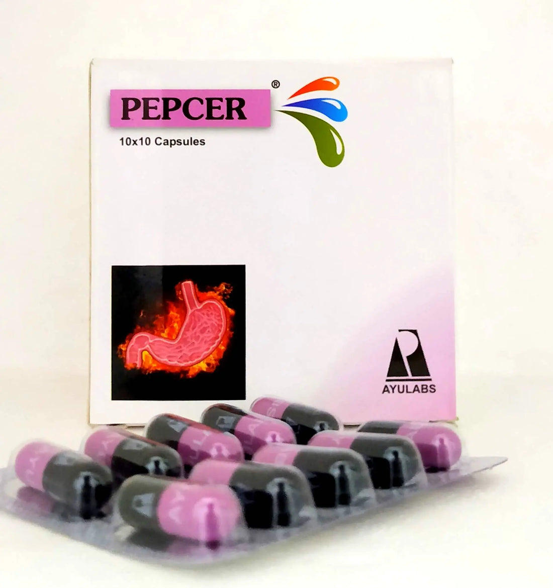 Pepcer Capsules - 10Capsules Ayulabs