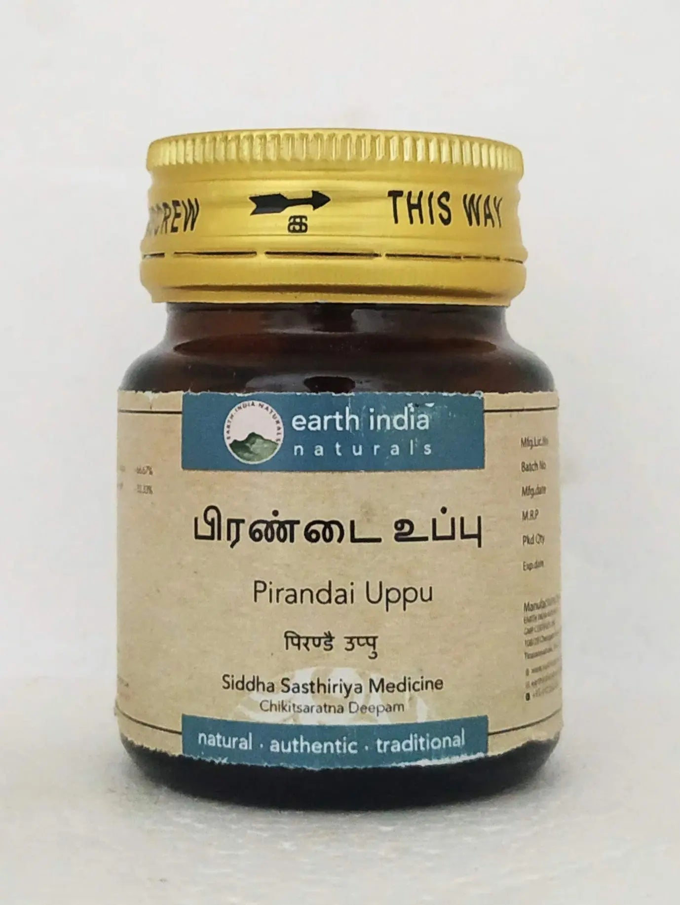 Pirandai uppu 10gm Earth India
