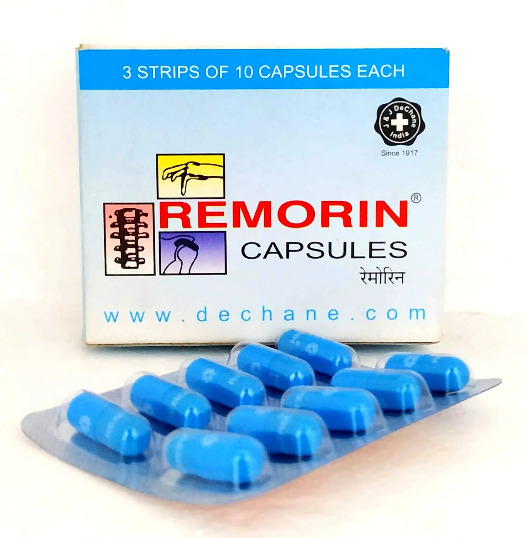 Remorin Capsules - 10 Capsules JJ Dechane