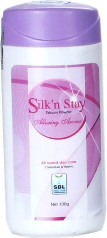 SBL Silk N Stay Talcum Powder SBL