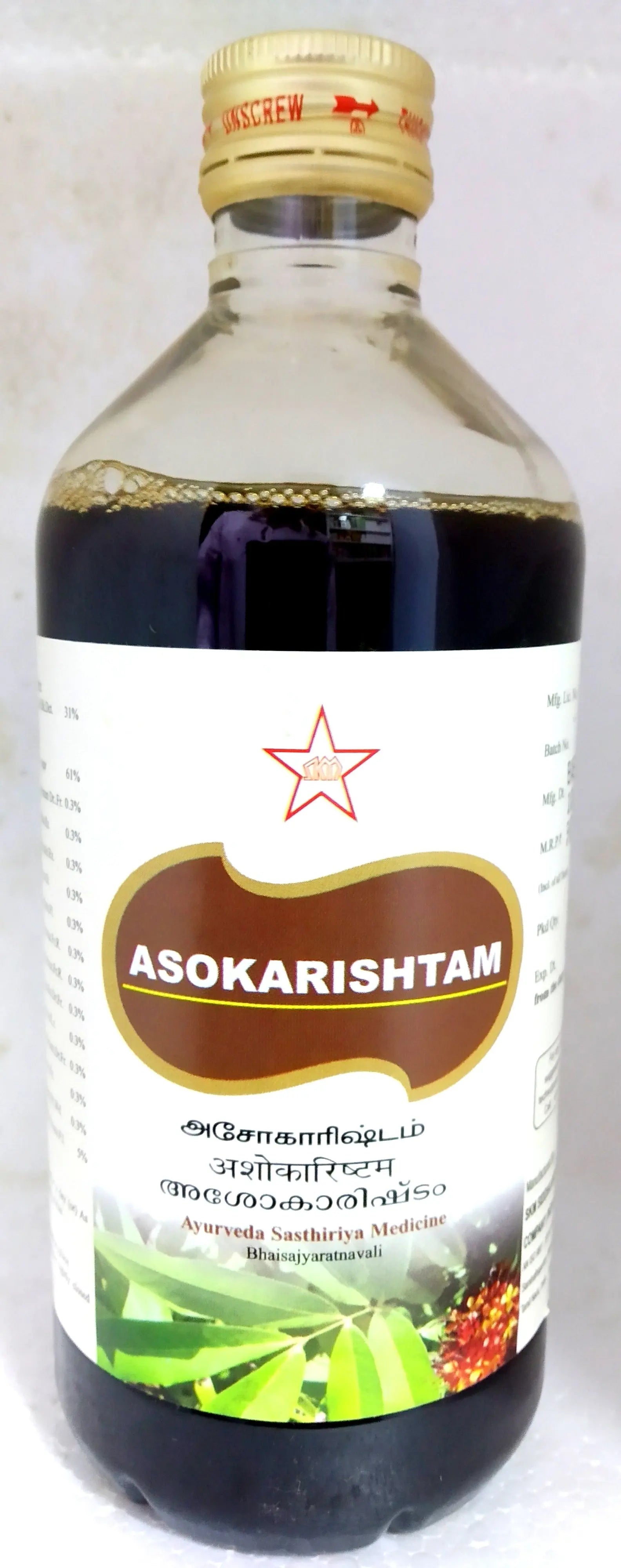SKM Ashokarishtam 450ml SKM