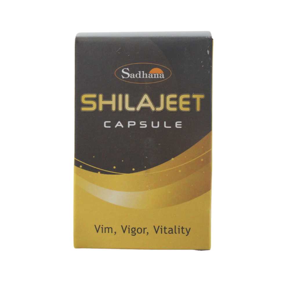Sadhana Shilajit Capsules - 30 Capsules Sadhana Ayurvedics