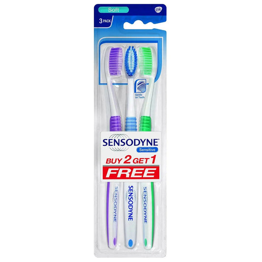 Sensodyne Sensitive Soft Toothbrush - Buy 2 Get 1 Free