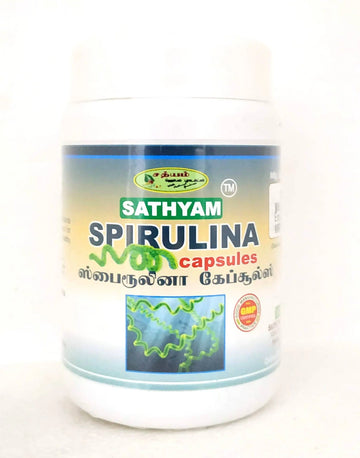 Spirulina capsules - 60Capsules Sathyam Herbals