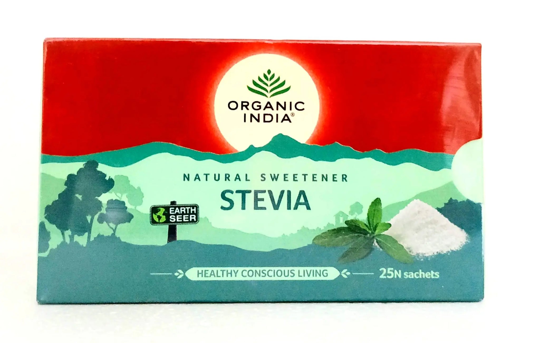 Stevia natural sweetener - 25sachets Organic India