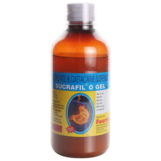 Sucrafil O Gel Syrup 200ml - Sucralfate & Oxetacaine Suspension Fourrts