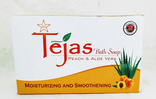 Tejas peach and Aloe vera soap 75gm