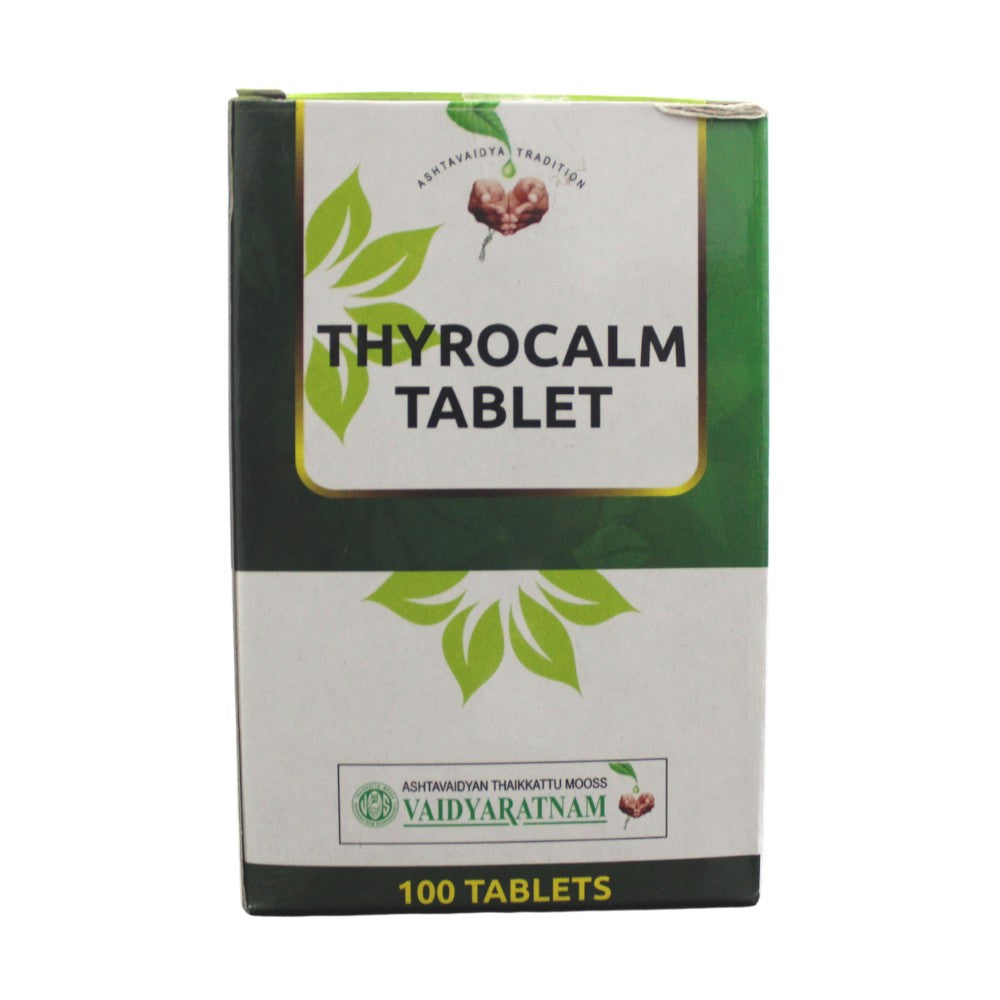 Thyrocalm Tablets - 100 Tablets Vaidyaratnam