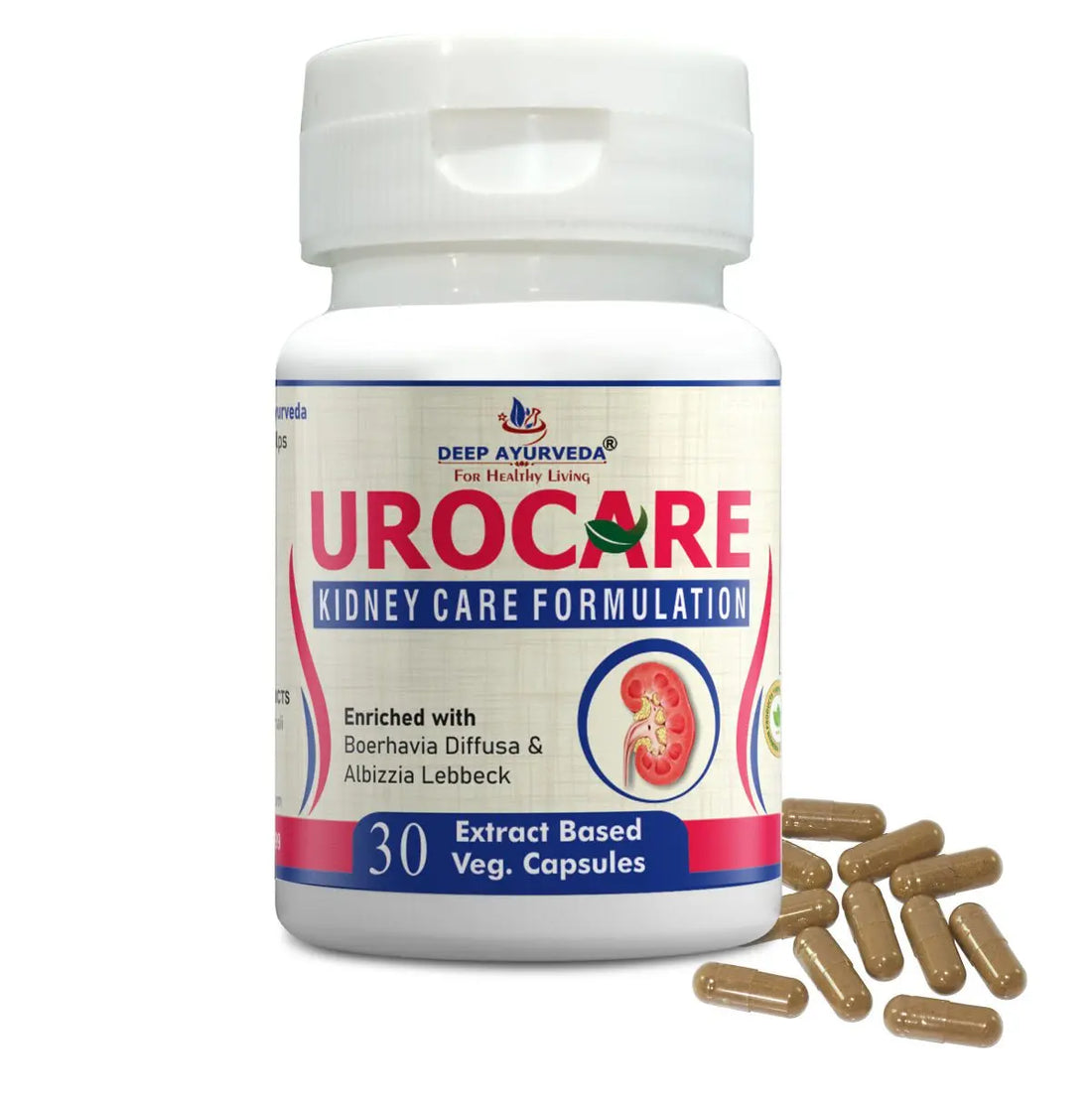 Urocare Capsules - 30 Capules Deep Ayurveda