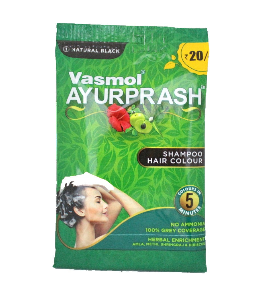 Vasmol Ayurprash Shampoo hair colour Vasmol