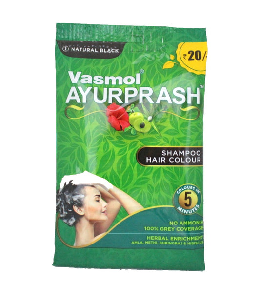 Vasmol Ayurprash Shampoo hair colour