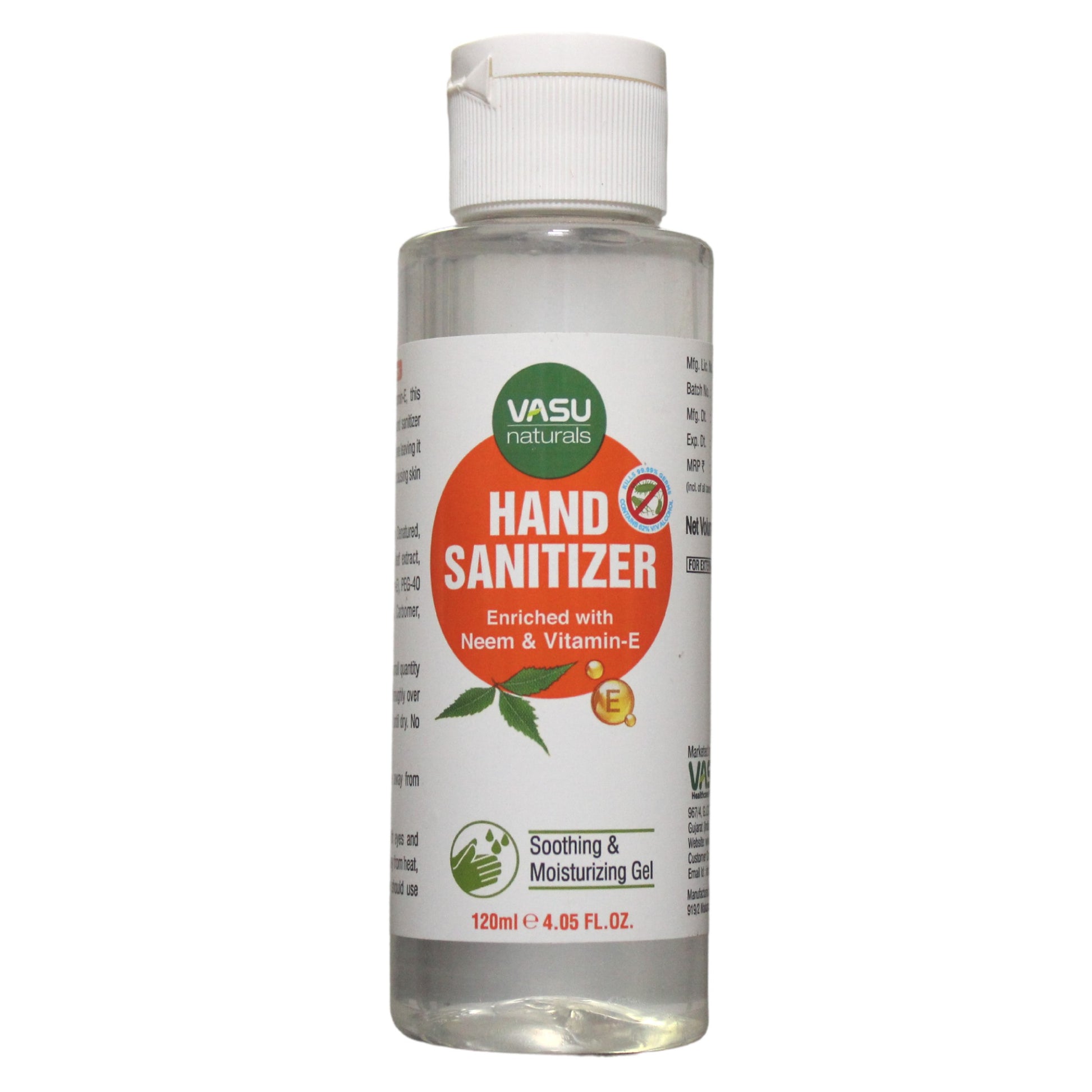 Vasu Hand Sanitizer 120ml Vasu herbals