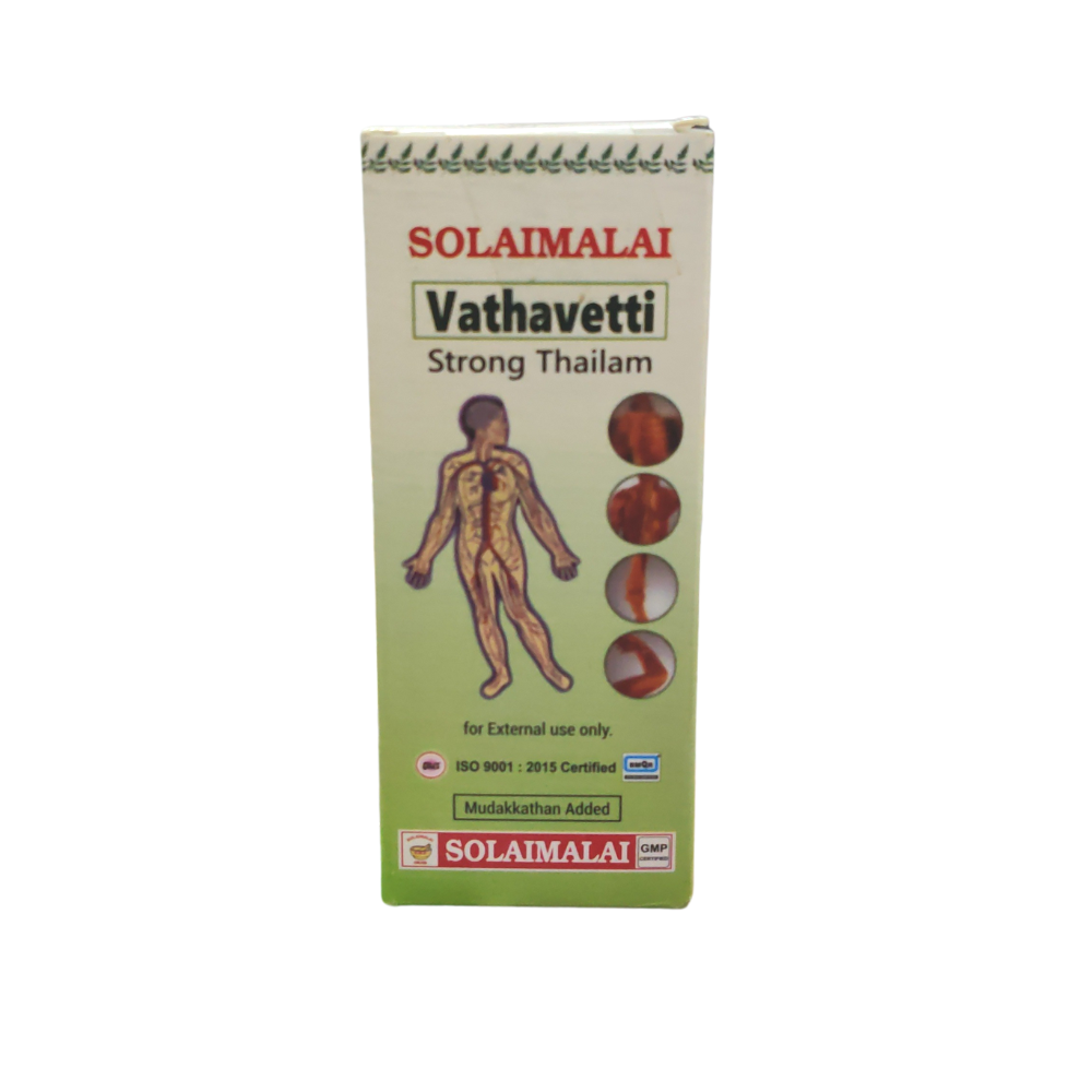 Solaimalai Vijayaragavan - Vathavetti Strong Thailam 100ml