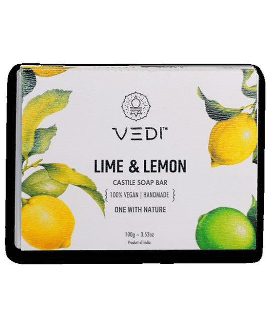 Vedi Lime & Lemon Soap 100gm (Organic) Vedi Herbals