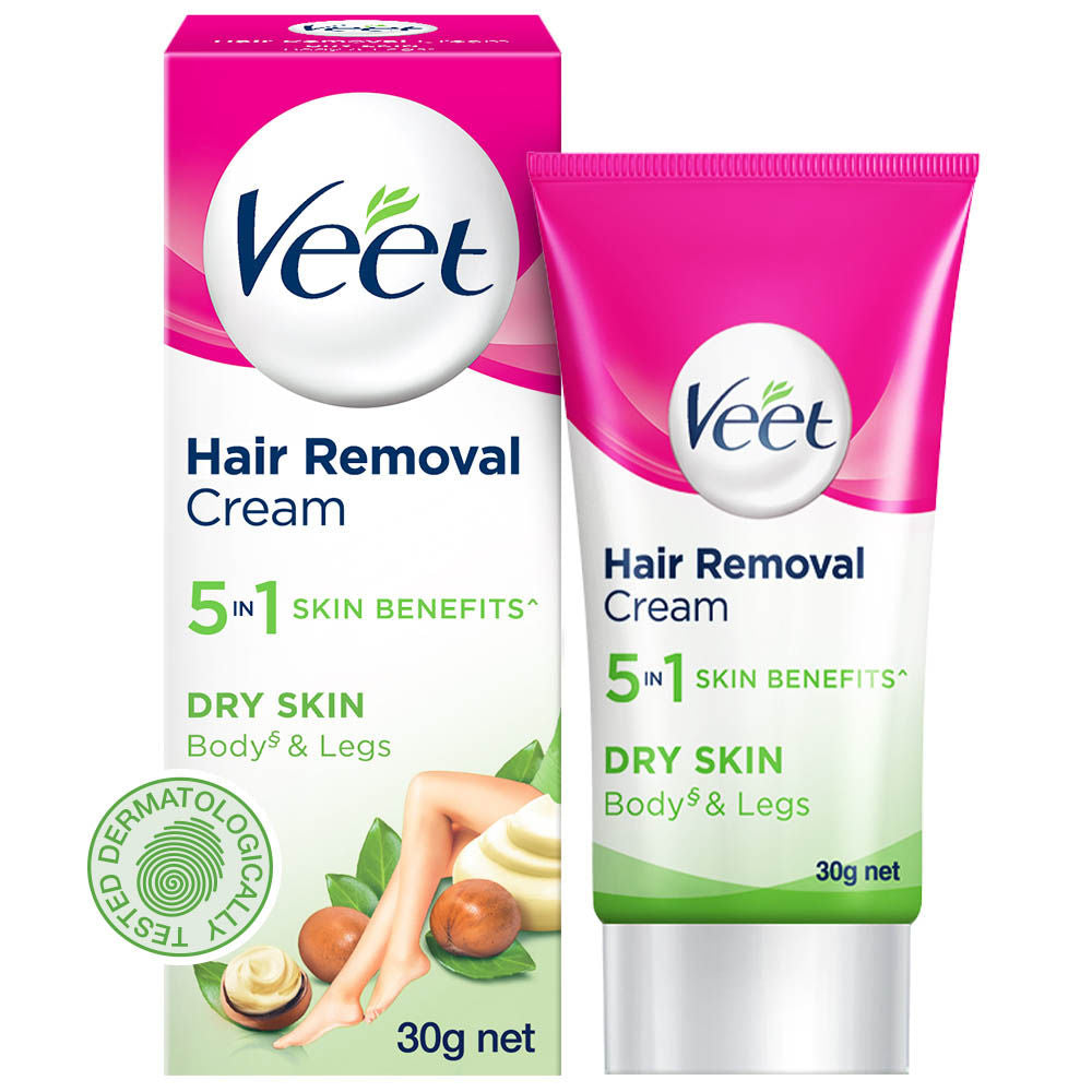 Veet Hair Removal Cream 30gm, For Dry Skin Veet