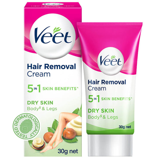 Veet Hair Removal Cream 30gm, For Dry Skin