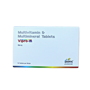 Vipro-M Multivitamin & Multimineral Tablets - 10 Tablets