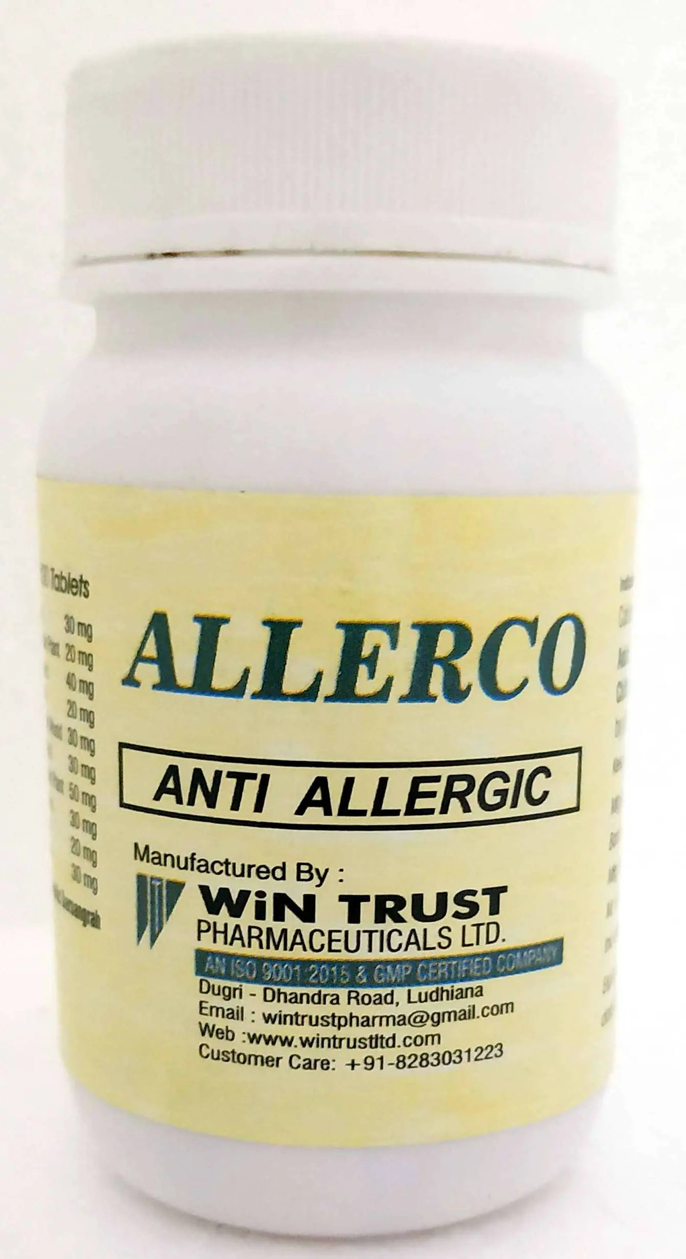 Wintrust Allerco Tablets 100Tablets Wintrust