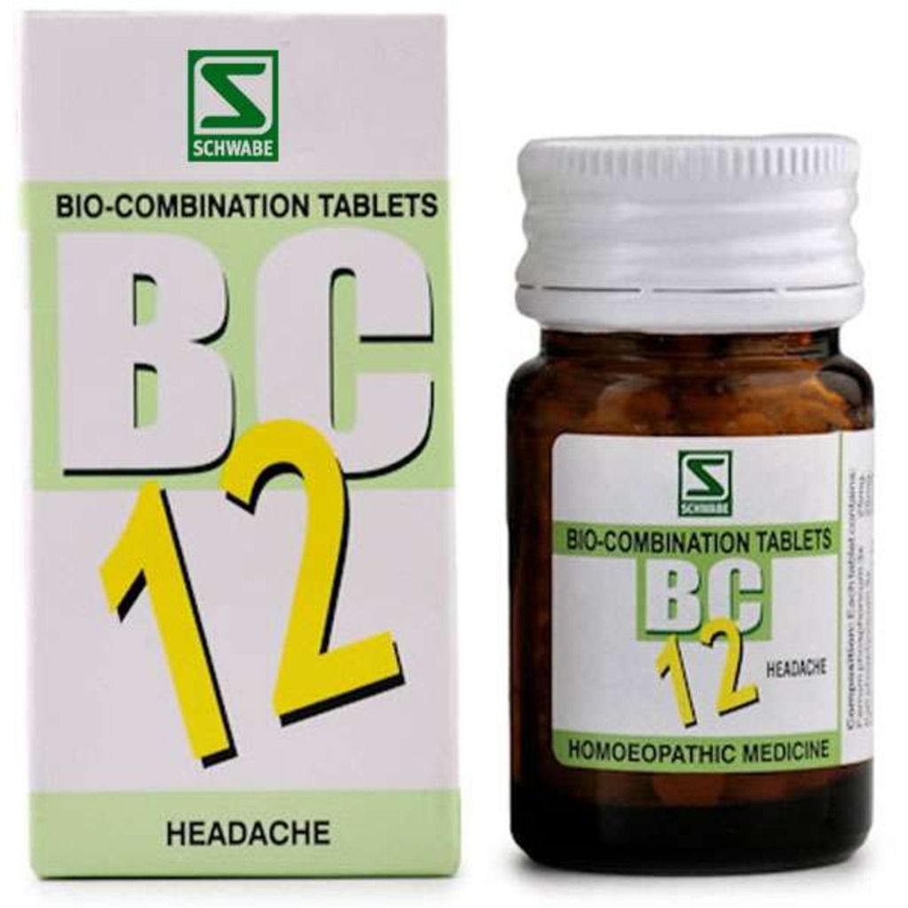 Willmar Schwabe Bio Combination 12 - Headache Dr Willmar Schwabe Homeo