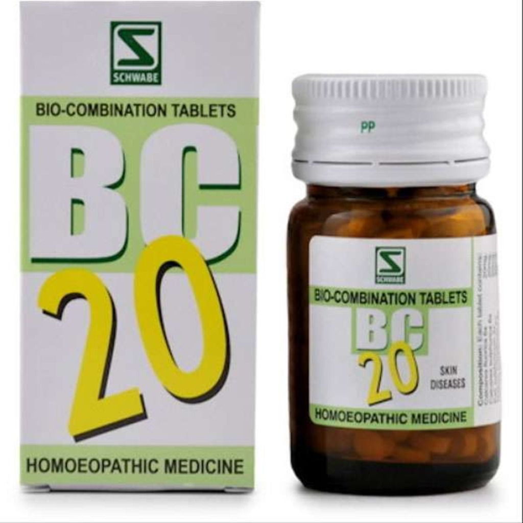 Willmar Schwabe Bio Combination 20 - Skin Diseases Dr Willmar Schwabe Homeo