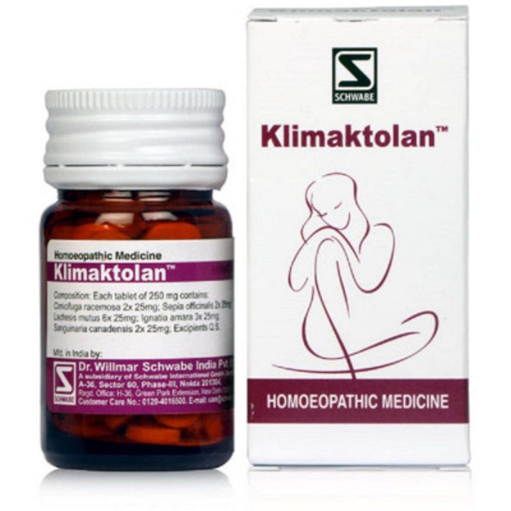 Willmar Schwabe Klimaktolan Tablets Dr Willmar Schwabe Homeo