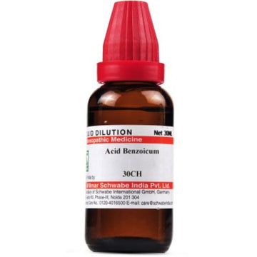 Willmar Schwabe Acid Benzoicum - 30 ml Dr Willmar Schwabe Homeo