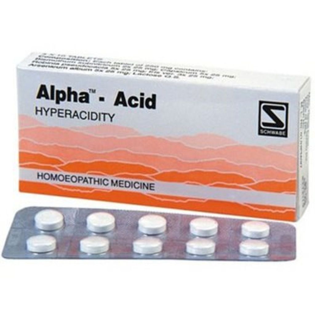 Willmar Schwabe Alpha Acid Dr Willmar Schwabe Homeo