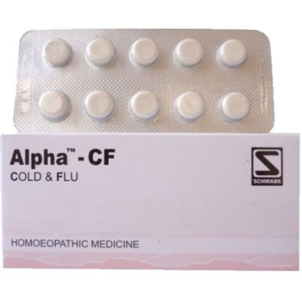Willmar Schwabe Alpha CF (Cold And Flu) Dr Willmar Schwabe Homeo