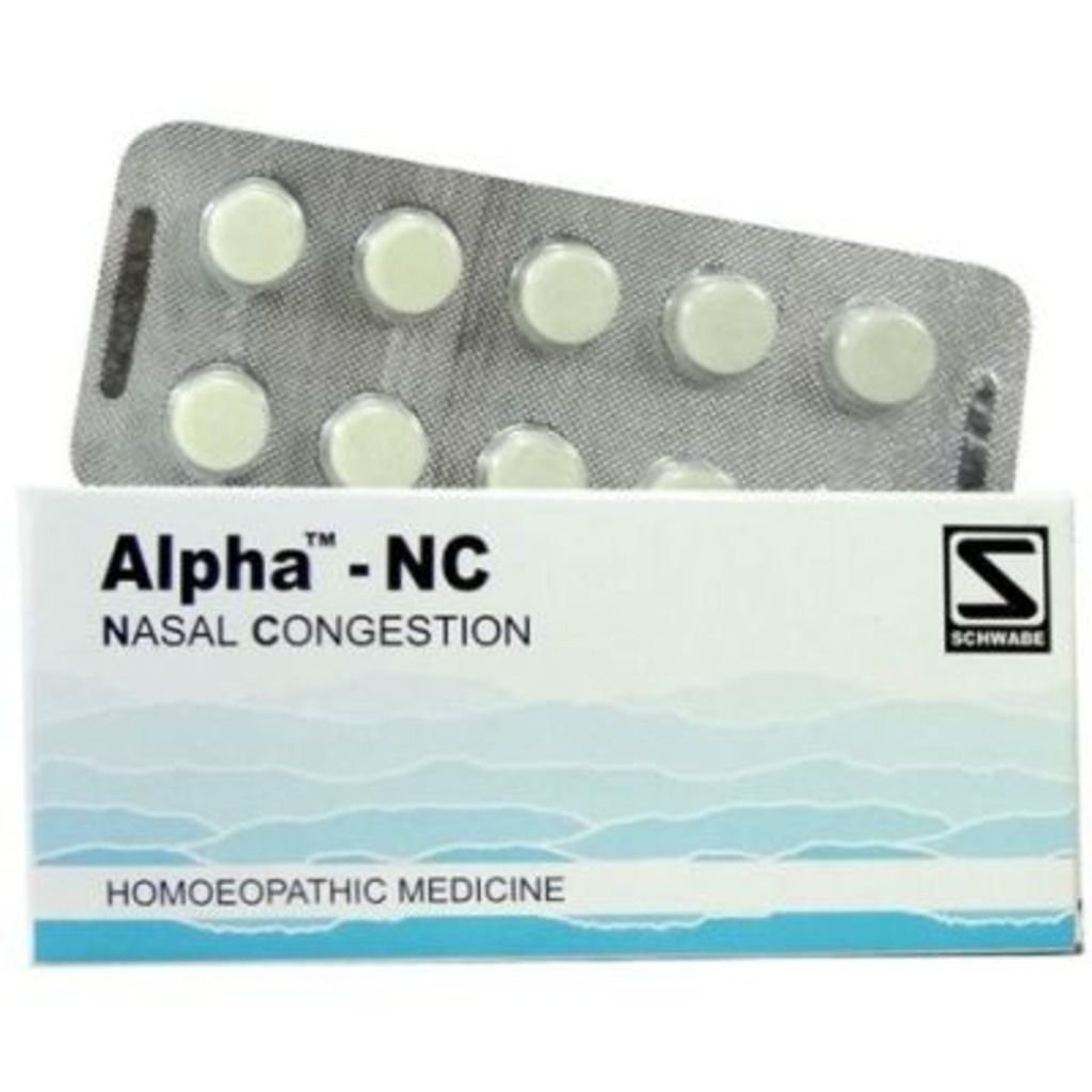 Willmar Schwabe Alpha NC (Nasal Congestion) Dr Willmar Schwabe Homeo