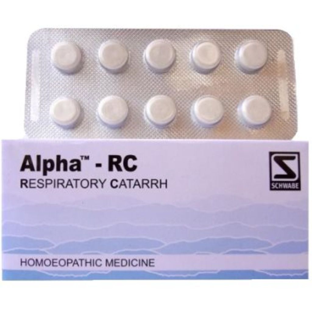 Willmar Schwabe Alpha RC (Respiratory Catarrh) Dr Willmar Schwabe Homeo