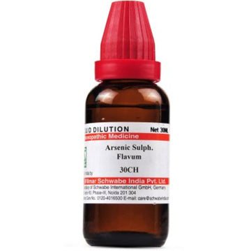 Willmar Schwabe Arsenic Sulphuratum Flavum - 30 ml Dr Willmar Schwabe Homeo