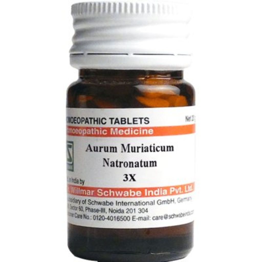 Willmar Schwabe Aurum Muriaticum Natronatum - 20 gm Dr Willmar Schwabe Homeo