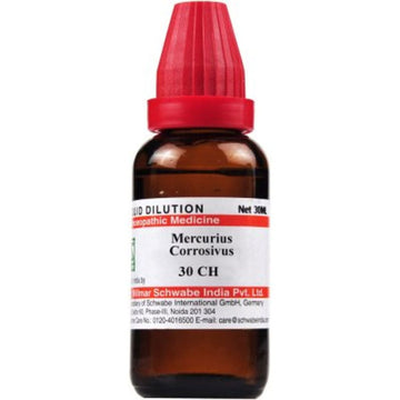 Willmar Schwabe Mercurius corrosivus - 30 ml Dr Willmar Schwabe Homeo