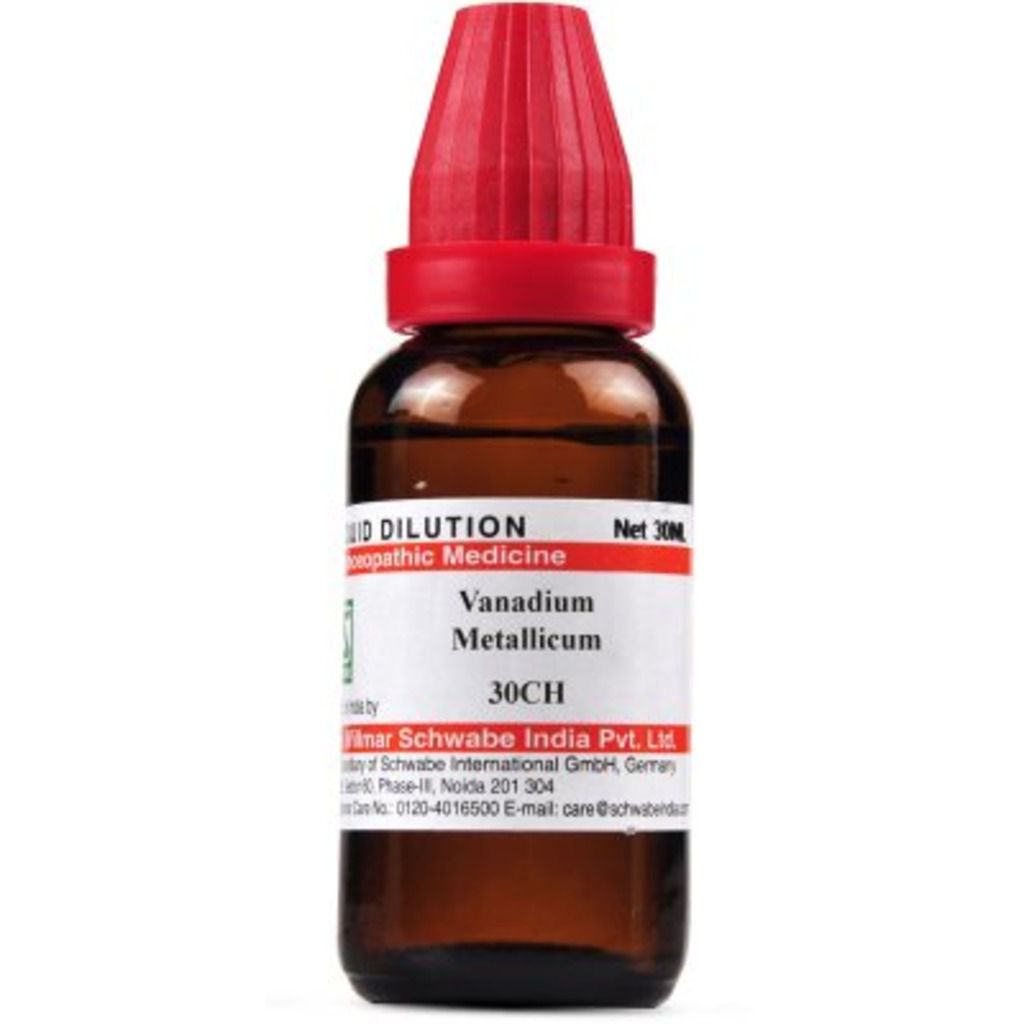 Willmar Schwabe Vanadium Metallicum - 30 ml Dr Willmar Schwabe Homeo